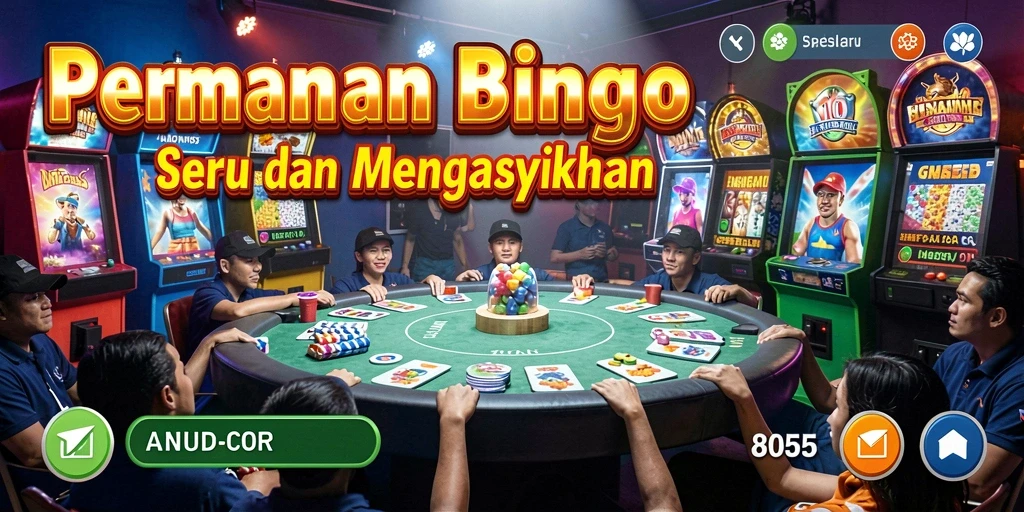 Screenshot gameplay Bingo 8055 yang seru dan interaktif.