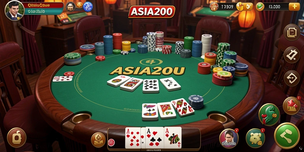 Gameplay QiuQiu yang seru dan menantang dalam ASIA200.