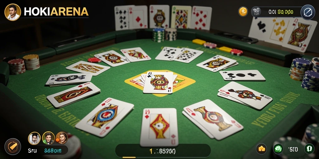 Tampilan gameplay HOKIARENA yang seru dan menarik.
