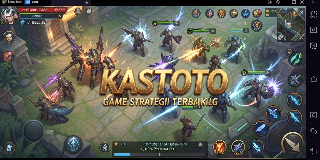Tampilan langsung pertarungan seru di KASTOTO dengan grafis mengesankan.