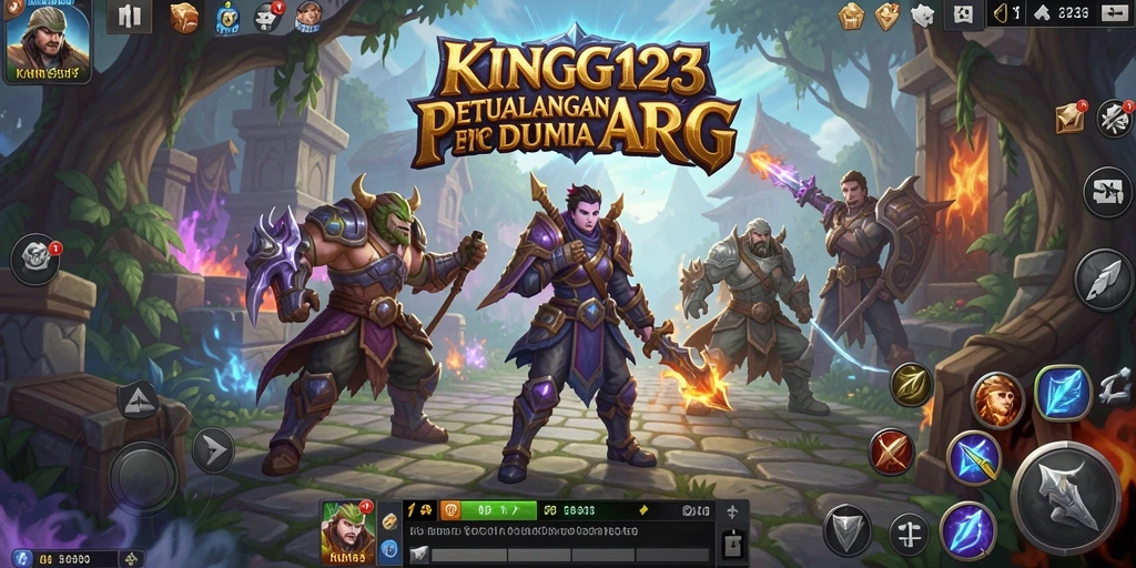 Screenshot dari gameplay KING123 yang menunjukkan aksi berkelahi yang mendebarkan.