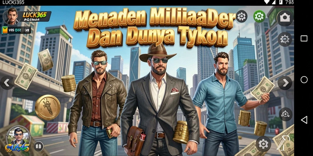 Tampilan gameplay LUCK365 yang menarik dan seru.