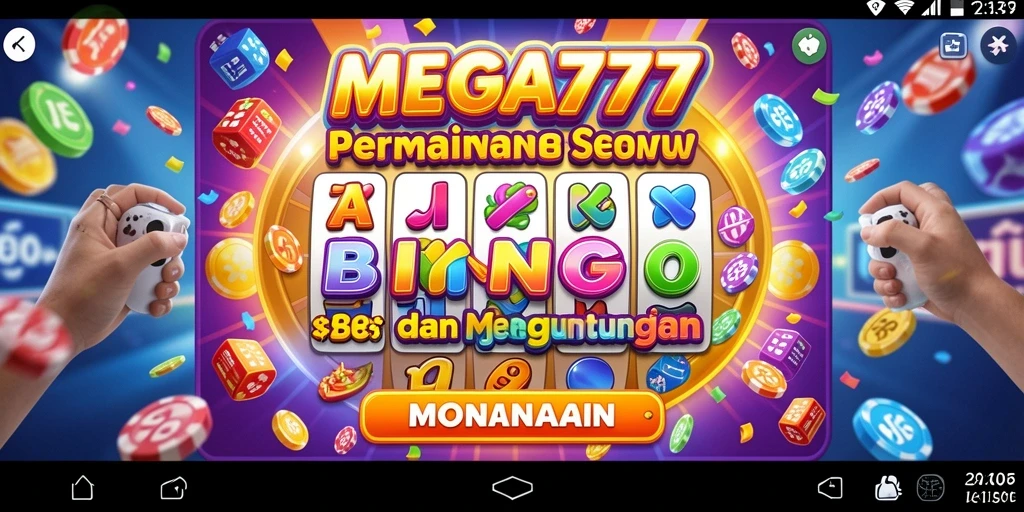 Tampilan gameplay Bingo yang menarik di MEGA777.