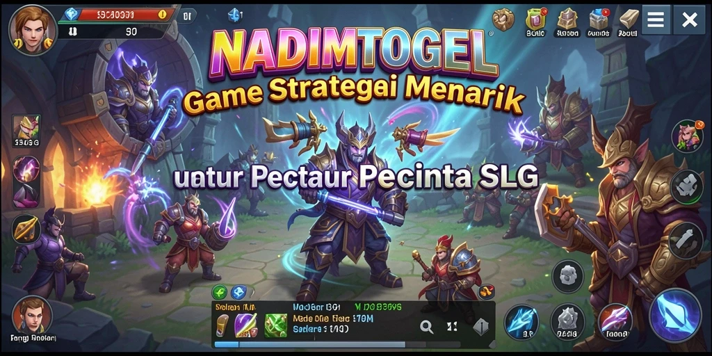 Tampilan gameplay NADIMTOGEL yang menantang dan strategis.