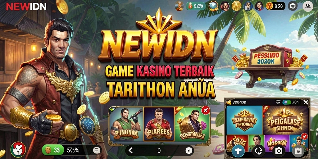 Tampilan gameplay Kasino yang mendebarkan di NEWIDN.