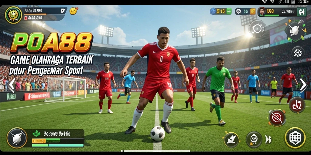 Tampilan utama gameplay POA88 yang mendebarkan dan realistis.