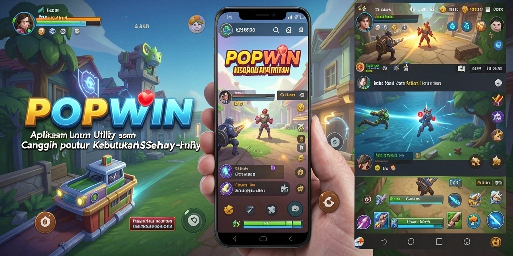 Tampilan aplikasi POPWIN yang user-friendly dan informatif.