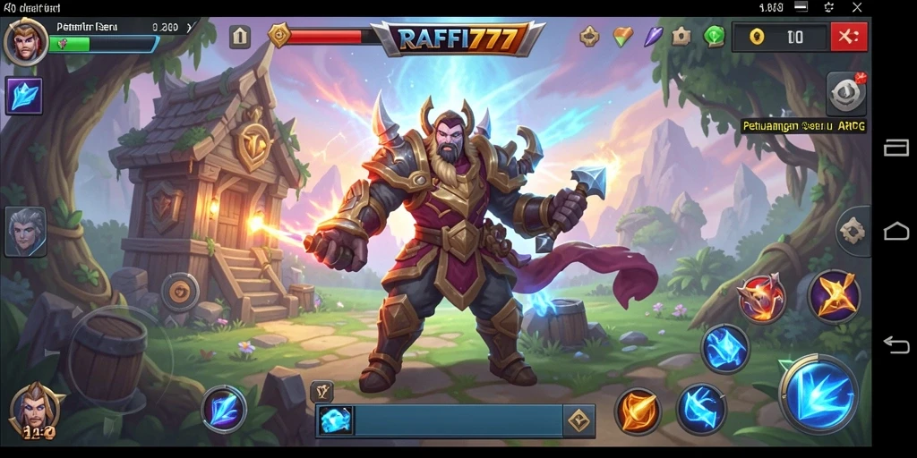 Tampilan menarik dari gameplay dalam RAFFI777 yang penuh aksi.