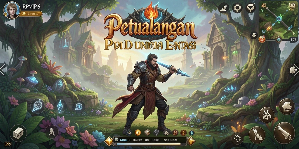 Screenshot gameplay RPVIP6 menampilkan aksi petualangan RPG yang seru.