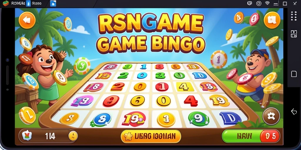 Screenshot gameplay RSNGAME yang penuh aksi Bingo.