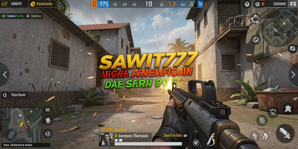 Tampilan gameplay SAWIT777 yang menegangkan dalam aksi bertempur.