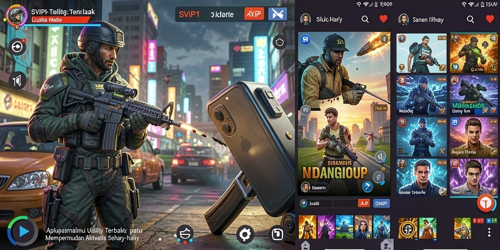 Tampilan antarmuka SVIP1 yang intuitif dan menarik.